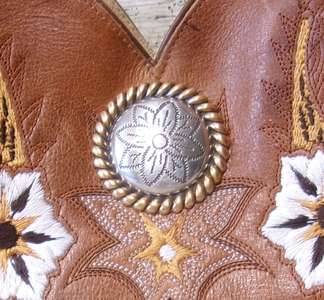 Double Cowboy Boot Purse with Fringe DB354